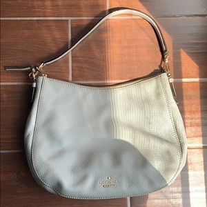 Kate Spade Maude Pebbled Leather Mulberry Hobo Bag